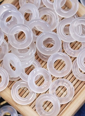 情侣款玉髓貔貅手链黑曜石草莓晶