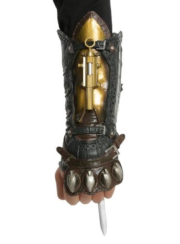 刺客信条6辛迪加COSPLAY武器道具1/1枭雄腕套配袖剑袖箭可弹射 - 图3