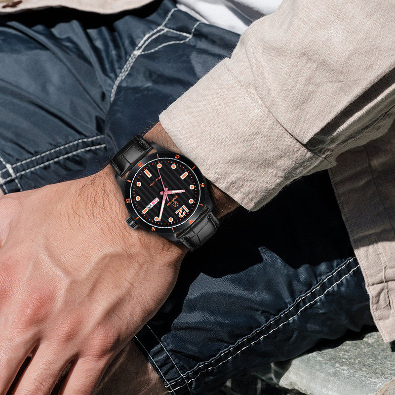 玛斯威顿户外光能表夜光防水手表 玛斯威顿国产腕表