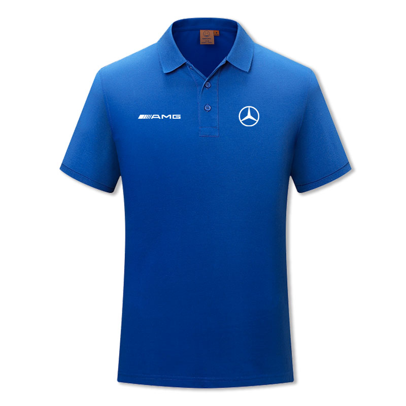 定制奔驰amg polo衫4s店车友会标 马兰坡服饰Polo衫