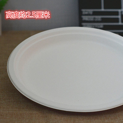 一次性纸盘子幼儿园手工DIY绘画画盘子蛋糕餐盘纸碟子大纸盘12寸 - 图2