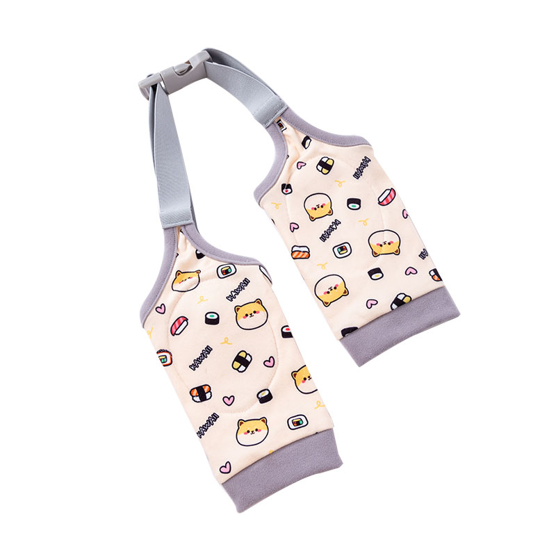 Hippie dog golden retriever big dog clothes elbow and knee pads