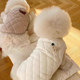 Puppy Clothes Pet Clothing Teddy Bichon Schnauzer Small Dog Autumn and Winter Bear Patch Quilted Cotton Vest