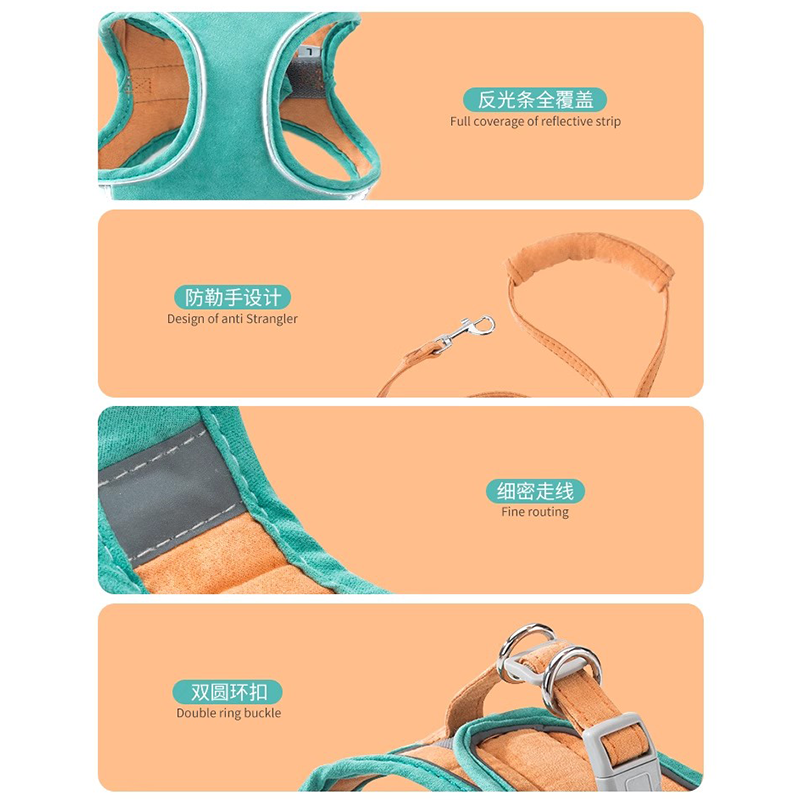 猫咪牵引绳防挣脱外出专用遛猫绳溜猫链子宠物背心式胸背带幼猫,淘宝优惠券,粉丝福利购,淘宝优惠卷