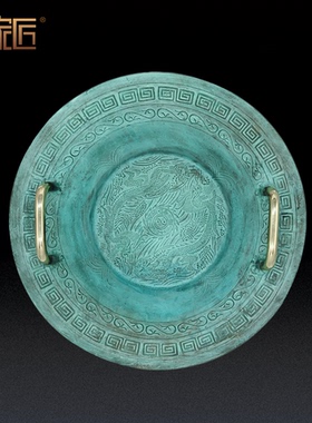 青铜器仿古摆件招财客厅