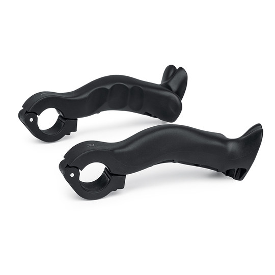 Dilux mountain bike handlebars fit snugly and comfortably