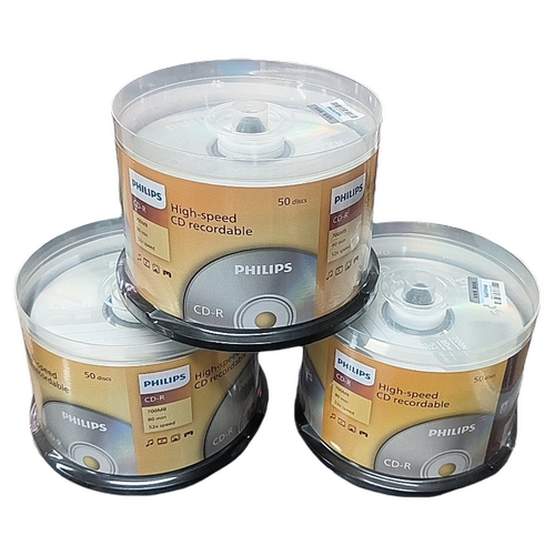 飞利浦正品空白刻录光盘CD-R700MB52XDVD-R4.7G16X50片桶精品光碟 - 图3