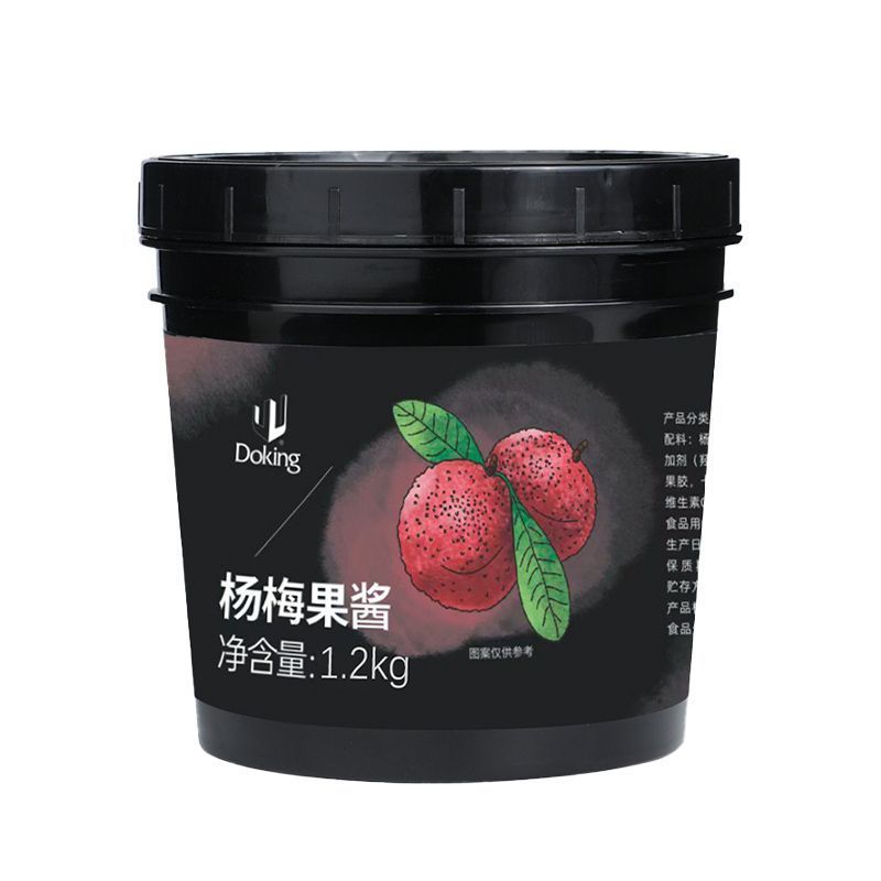 盾皇杨梅果酱1.2kg 杨梅冰汤圆霸气杨梅汁冰沙奶茶专用果茸果肉酱 - 图3