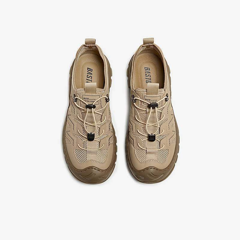 百思图2025夏商场新款网面透气户外涉水溯溪鞋厚底男凉鞋51518BL5,淘宝优惠券,粉丝福利购,淘宝优惠卷