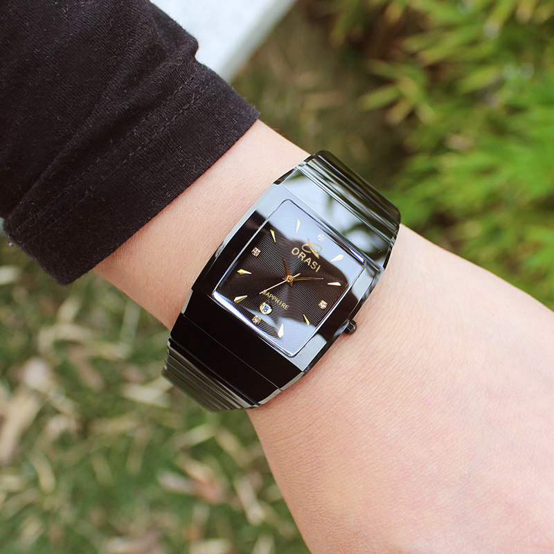 2020年新款正品名牌陶瓷男士男表 欧力狮国产腕表