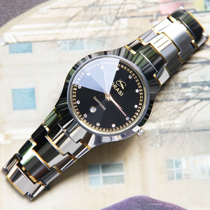 2020新款正品名牌韩版防水商务男表 欧力狮国产腕表