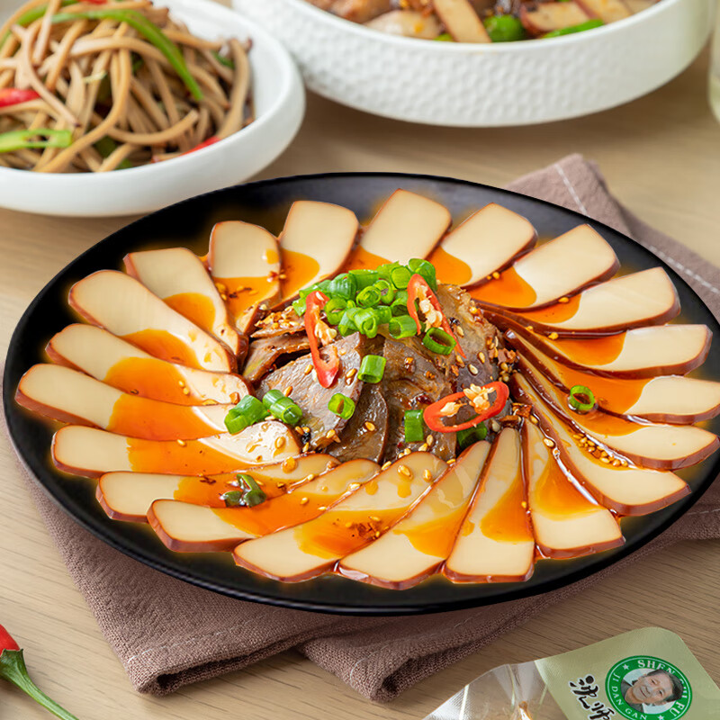 沈师傅鸡蛋干100g四川特产零食卤味小吃小包装休闲零食 年货零食 - 图2