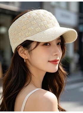 欧美风格帽子女时尚镂空遮阳棒球帽夏季户外百搭透气空顶鸭舌帽