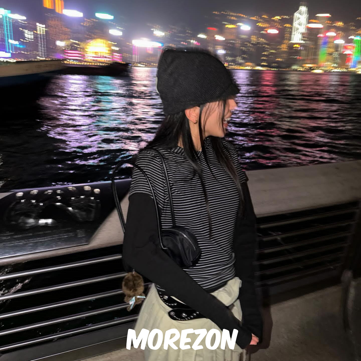 MOREZON【AWESOME NEEDS FLAP KNIT CAP】25AW百搭护耳针织包头帽