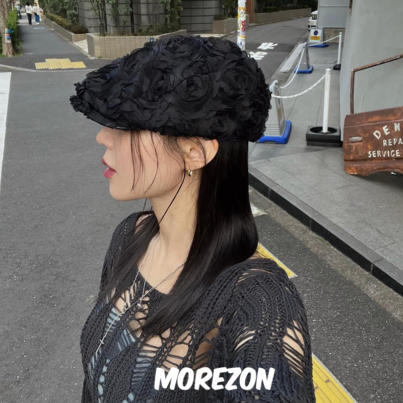 MOREZON【AWESOME NEEDS CLASSIC HUNTING CAP】泫雅鸭舌猎人帽 - 图2