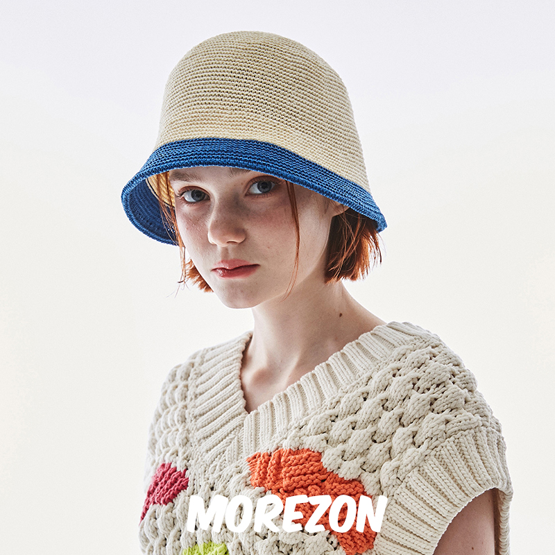 MOREZON【SLEEPYSLIP BRISBANE BUCKET HAT】23春夏拼色渔夫帽子 - 图2