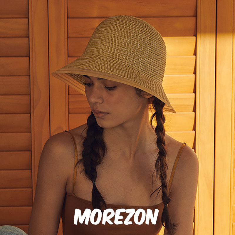 MOREZON【SHINJEO Sunday Hat】23春夏新款休闲百搭大檐渔夫帽子-图0