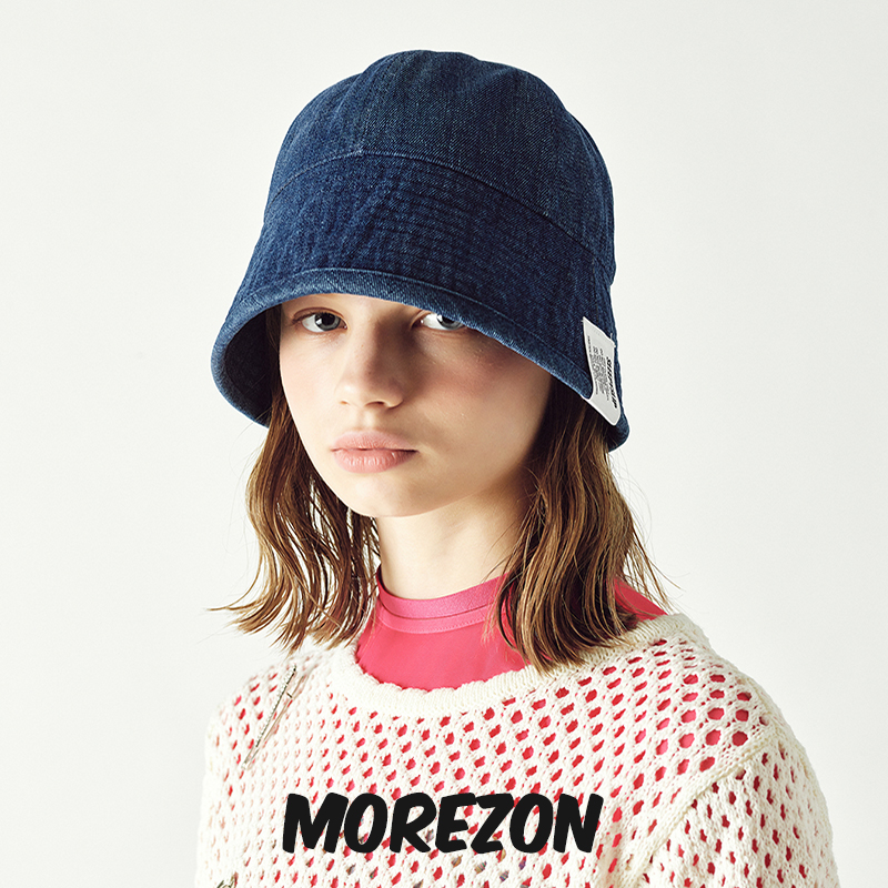 MOREZON【SLEEPYSLIP ROUND  DENIM BUCKET HAT】牛仔灯罩渔夫帽 - 图2