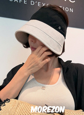MOREZON【Brown hat Gabriel Sun Visor】25SS轻便百搭空顶遮阳帽