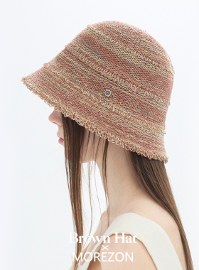 MOREZON【Brown hat Petit Grunge Knitting】26春夏针织渔夫帽子