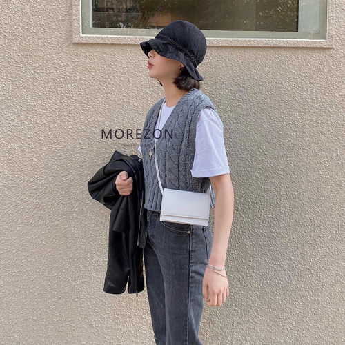 MOREZON【AWESOME NEEDS FISHER BOY BUCKET】抽绳渔夫帽女夏遮阳-图1