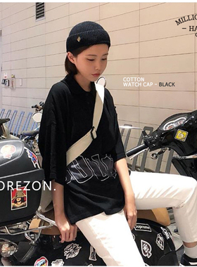 雅痞毛线帽冷帽男女针织帽