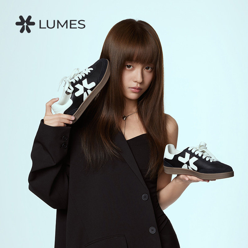 LUMES&YHGM经典复古德训鞋男款2026早春新款棕系德训运动休闲板鞋,淘宝优惠券,粉丝福利购,淘宝优惠卷