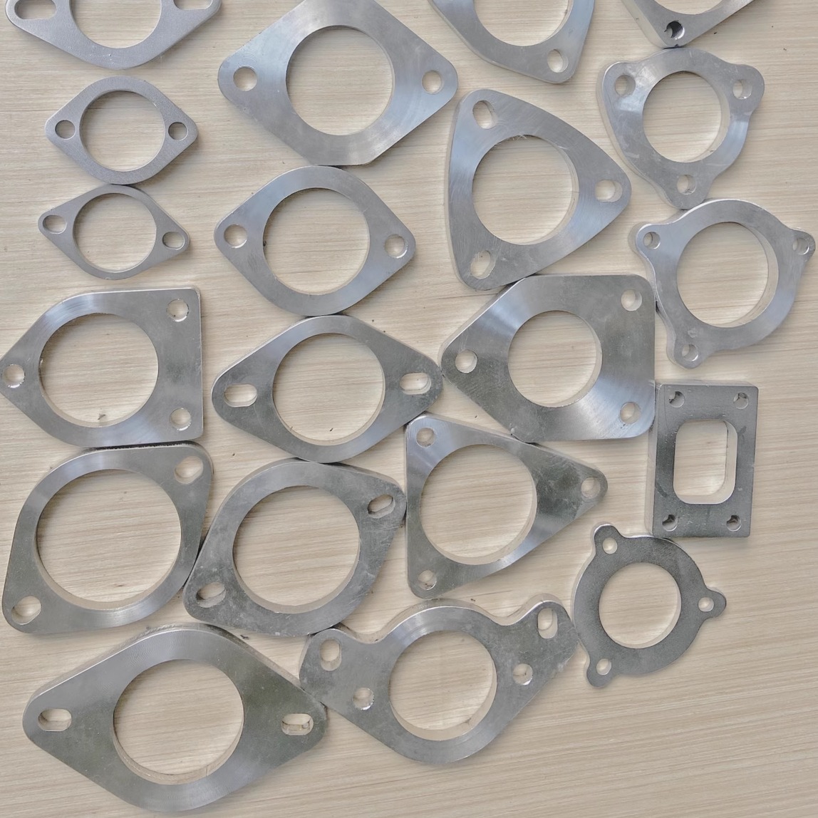 JOKO汽车排气管法兰盘配垫片304不锈钢法兰51/63/76/89各种规格 - 图0