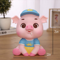 25cm meters high 14cm wide-saliva fart small pig handmade with new plaster doll molds stall graffiti public