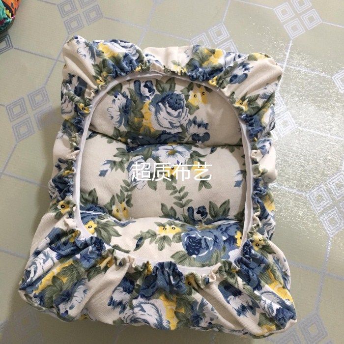 帆布纯色泡泡棉坐垫 长方形凳子椅垫套 学生板凳子套罩 换鞋凳垫,淘宝优惠券,粉丝福利购,淘宝优惠卷