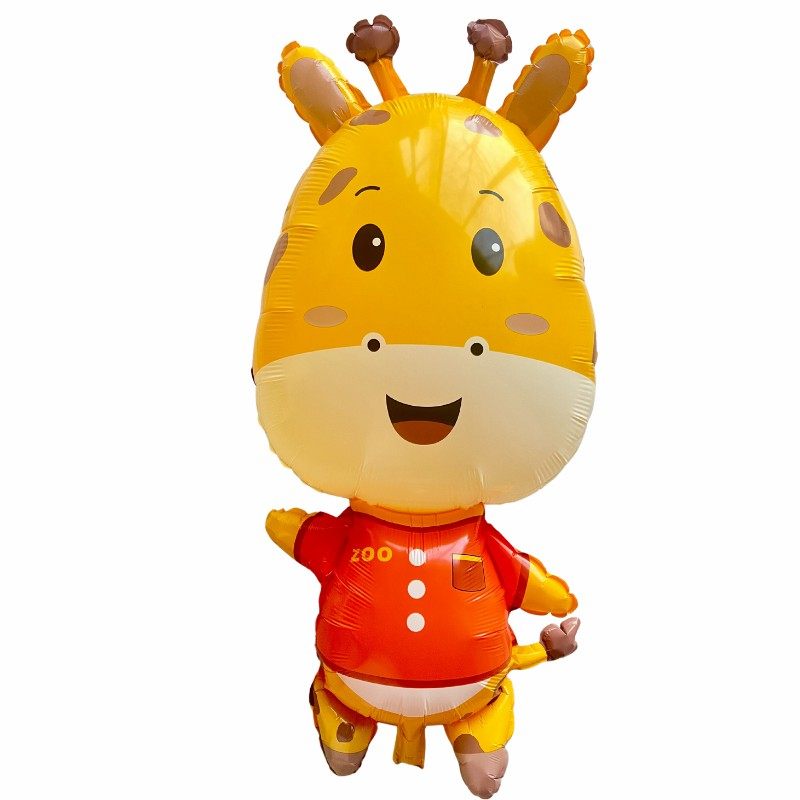 飘空气球卡通动物新款天使鸡长颈鹿人鱼公主装饰网红摆摊氦气不飞,淘宝优惠券,粉丝福利购,淘宝优惠卷