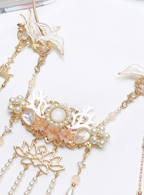 原创璎珞古风项圈项链女明制古装