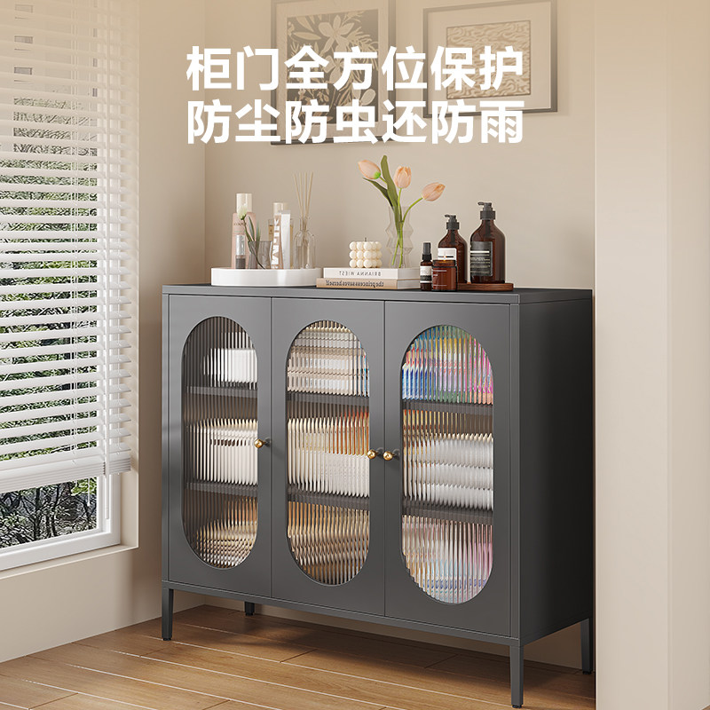 钢制阳台飘窗储物柜防晒收纳柜杂物柜子靠墙窗边鞋柜空间餐边柜,淘宝优惠券,粉丝福利购,淘宝优惠卷