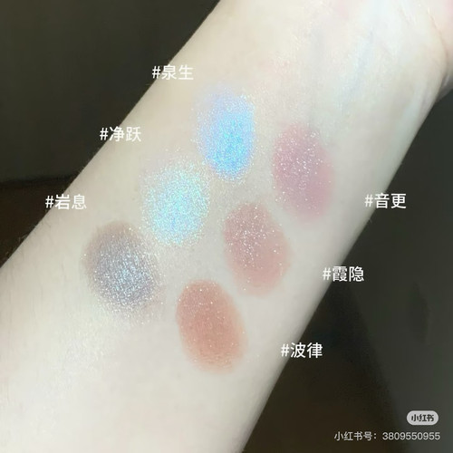 一粉多用！RC朱栈多用粉单色高光眼影爆闪珠光多用膏烟熏眼影提亮 - 图3