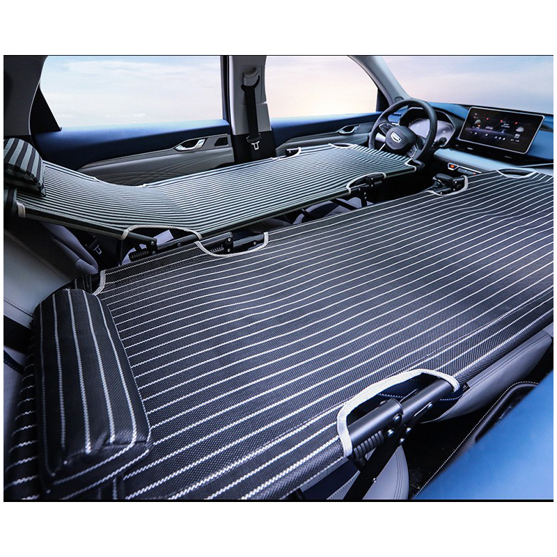 正副驾前排后座改床车载折叠床非充气垫自驾旅游睡觉神器轿车SUV - 图0