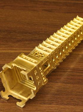 黄铜祝福中式送孩子书房书桌摆件