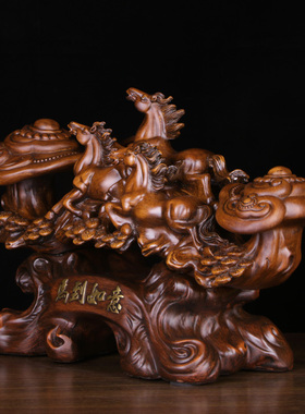 马到如意工艺品马摆件