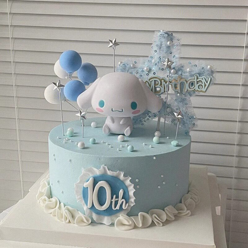 玉桂狗大耳狗生日蛋糕装饰摆件可爱公仔儿童女孩生日插牌插件配件,淘宝优惠券,粉丝福利购,淘宝优惠卷