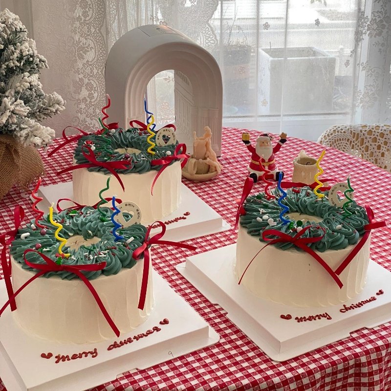 2025圣诞节蛋糕装饰芭蕾风丝带蝴蝶结扭扭蜡烛平安夜烘焙装扮配件,淘宝优惠券,粉丝福利购,淘宝优惠卷
