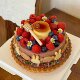 Internet celebrity Miffy Rabbit Cookie Cake Decoration Ornaments Berry Pudding Miffy Cake Wooden Honey Stick Dessert Baking