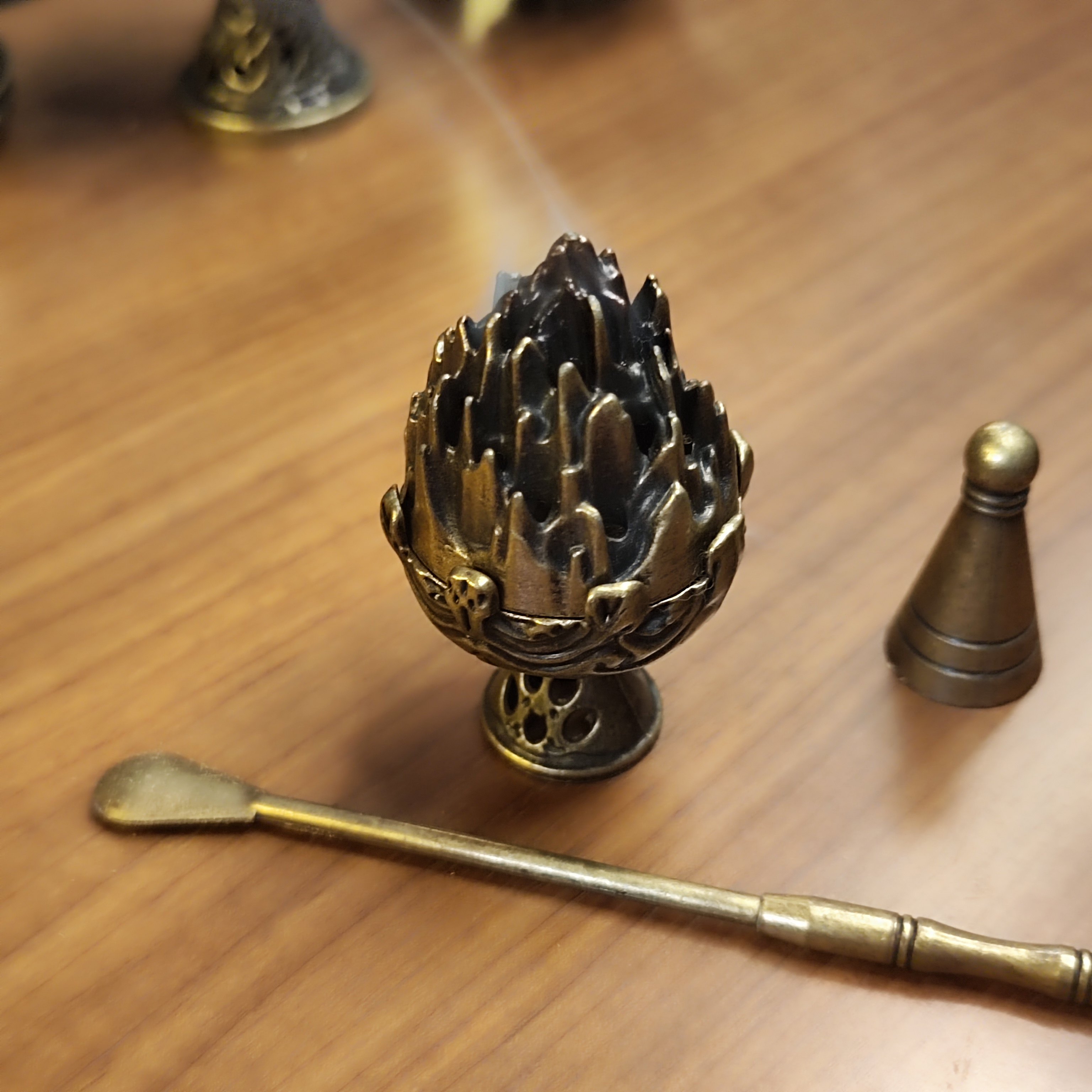 塔香模具香薰炉套装家用室内香勺香道澳檀香粉迷你把玩小博山香炉,淘宝优惠券,粉丝福利购,淘宝优惠卷