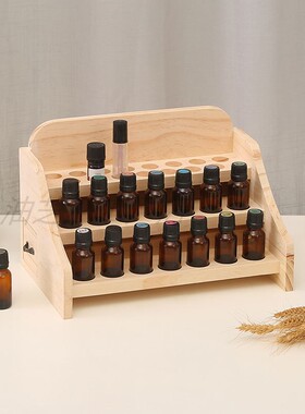 多特瑞展示架三层精油收纳盒子