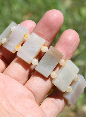 新疆和田玉籽料真皮正宗男女款