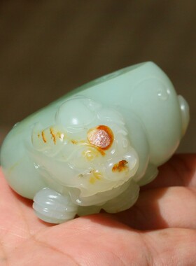 新疆和田玉把件貔貅籽玉小店白玉