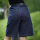 Women's summer denim shorts women's mid-length wide-leg pants