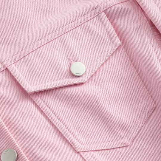 Pink denim jacket for women 2025 new denim jacket design niche high-end top jacket spring and autumn fashionable