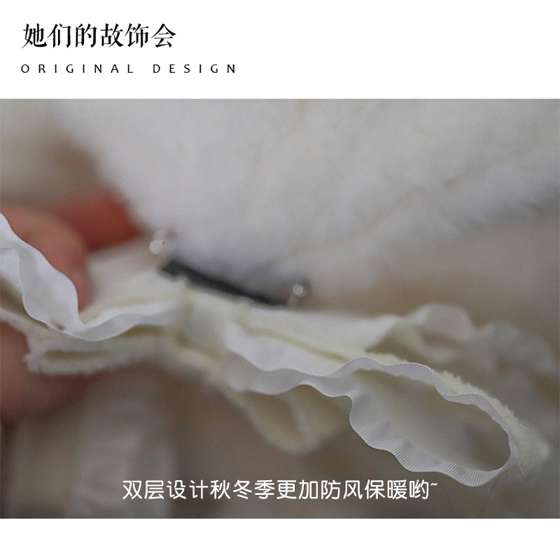 洛丽塔LOLITA贝雷帽原创手作小物毛绒兔耳蝴蝶结JK纯欲春夏季新款,淘宝优惠券,粉丝福利购,淘宝优惠卷