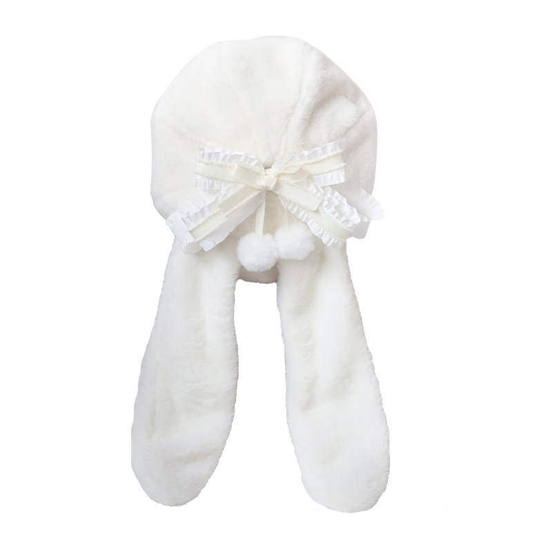 洛丽塔LOLITA贝雷帽原创手作小物毛绒兔耳蝴蝶结JK纯欲春夏季新款,淘宝优惠券,粉丝福利购,淘宝优惠卷