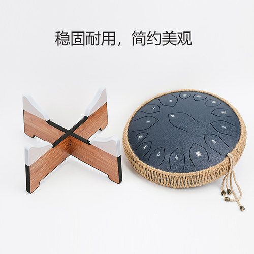 空灵鼓支架鼓架便携式可拆卸支架平稳桌面支架手碟钢舌鼓专用支架 - 图0