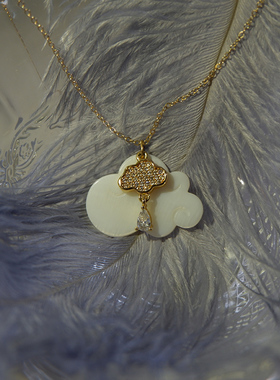 原创设计风项链锆石吊坠新品